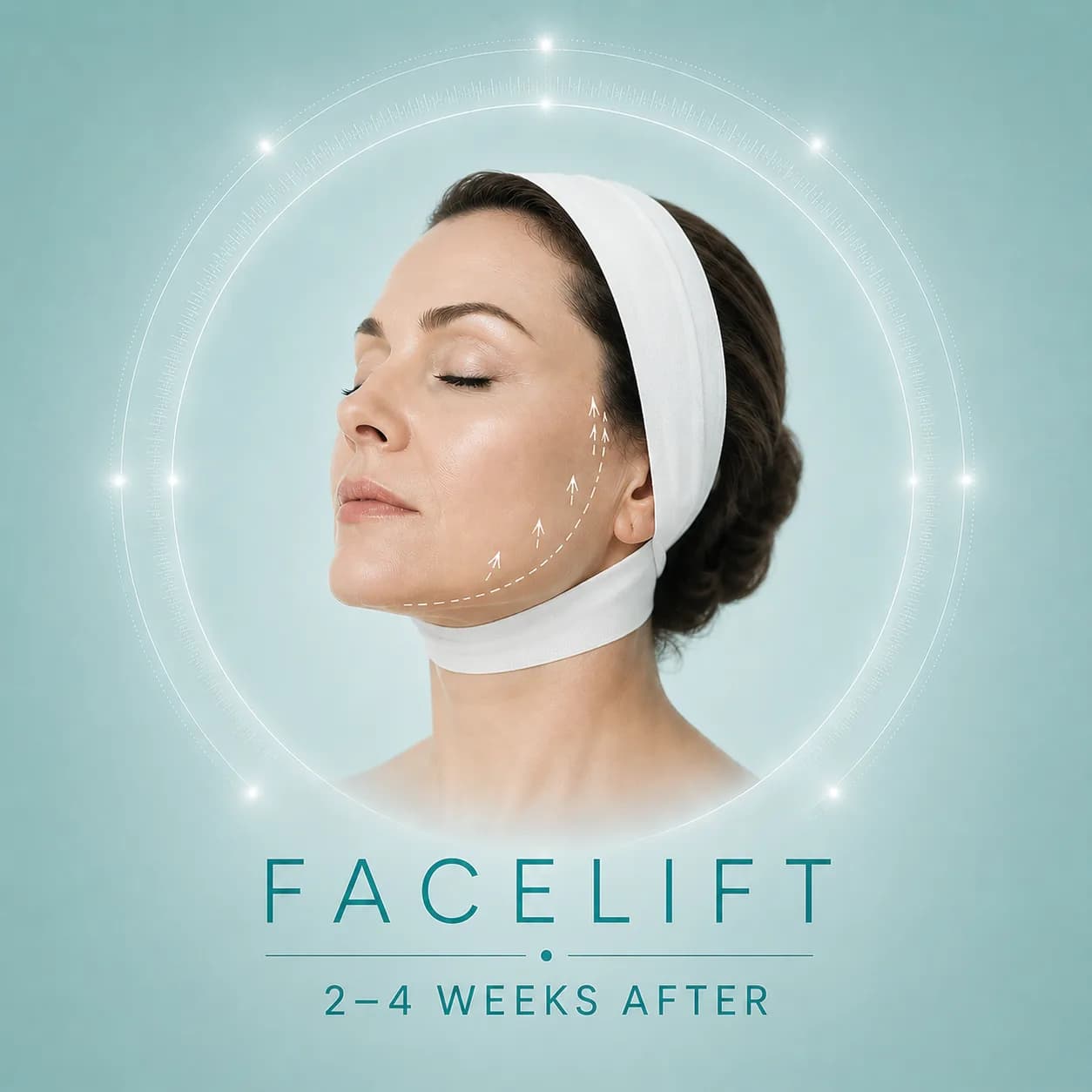 2–4 After Weeks Facelift Surgery